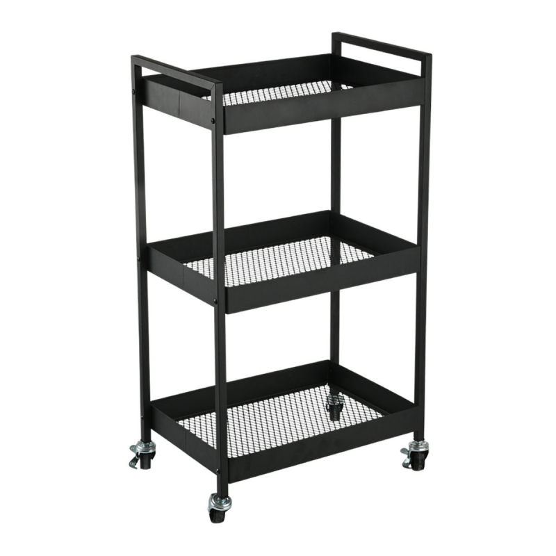 Τρόλεϊ/Ραφιέρα 3 Θέσεων (43.5x30.5x79.5) Estia Modus Black