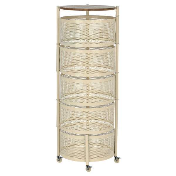 Τρόλεϊ/Ραφιέρα 5 Θέσεων (Φ30x84) Estia Allure Ivory