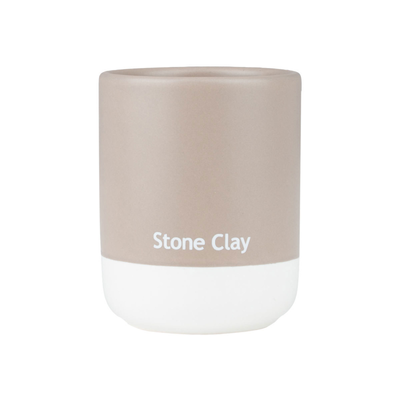 Ποτηροθήκη Μπάνιου Estia Stone Clay 02-40192
