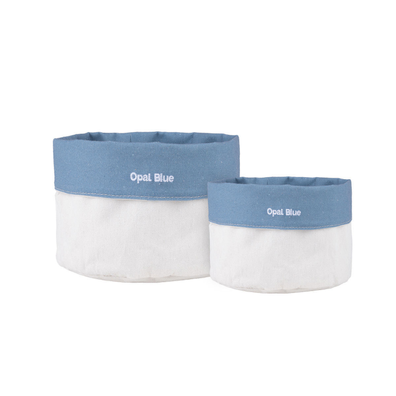 Καλάθια Αποθήκευσης (Σετ 2τμχ) Estia Opal Blue 02-41199