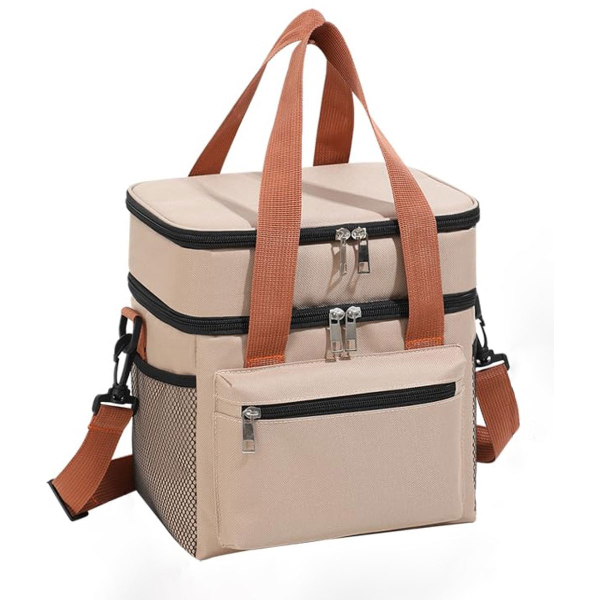Ισοθερμική Τσάντα Φαγητού 12lt Amber 3014-4 Beige