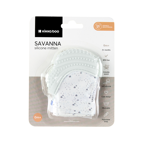 Μασητικό Γάντι Kikka Boo Savanna Blue