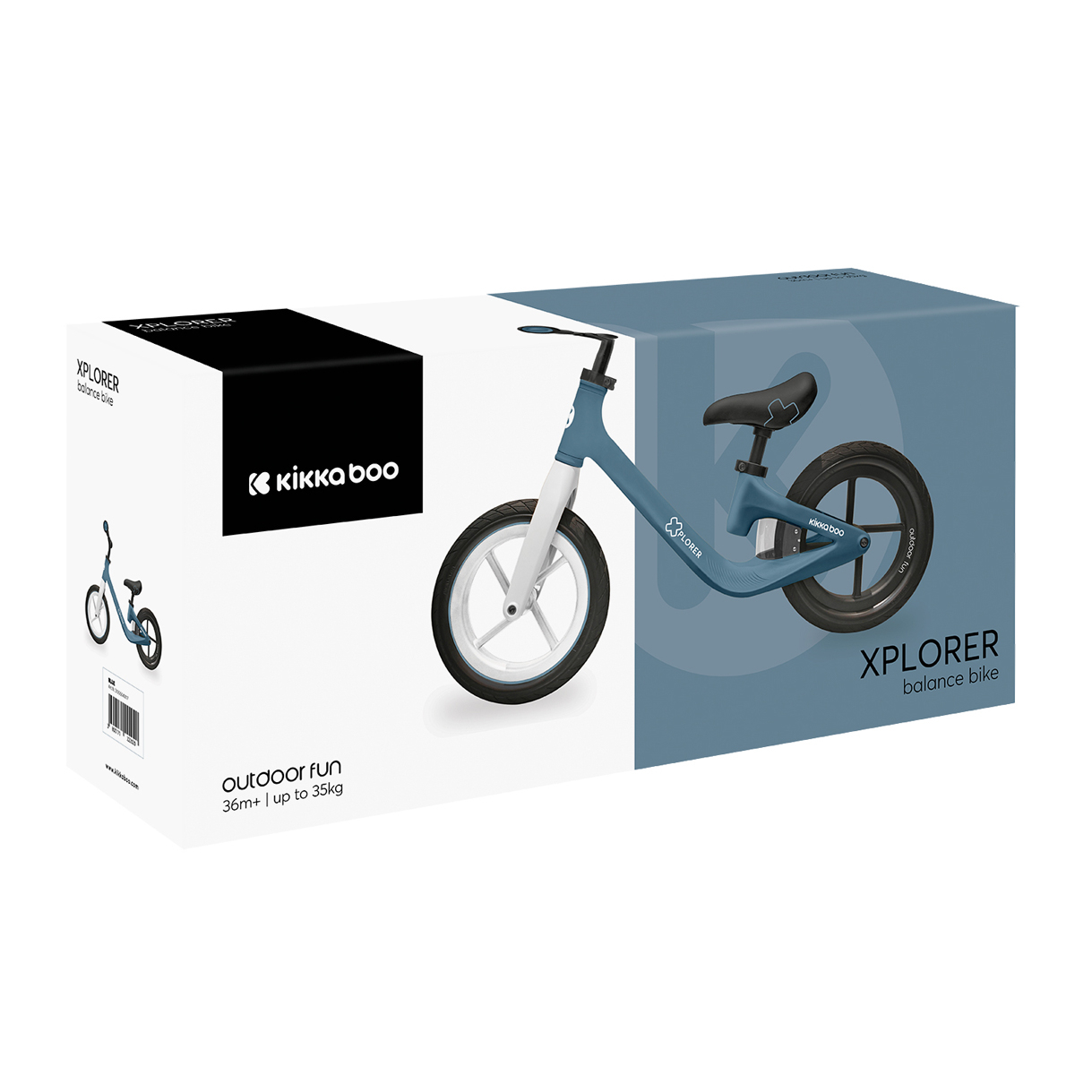Ποδήλατο Ισορροπίας (3-6 Ετών Έως 35Kg) Kikka Boo Xplorer Blue Home Παιχνίδια Ποδήλατα Spitishop
