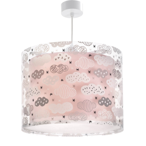 Παιδικό Φωτιστικό Οροφής Μονόφωτο Ango Clouds Pink 41412MS