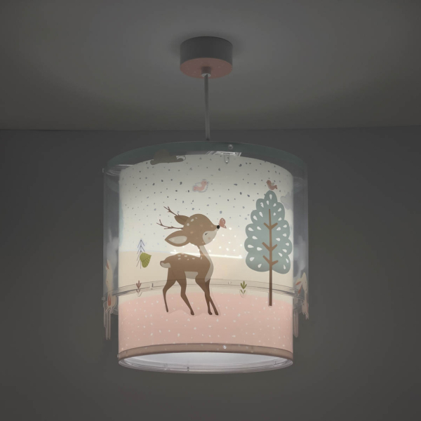 Παιδικό Φωτιστικό Οροφής Μονόφωτο Ango Loving Deer 61272M