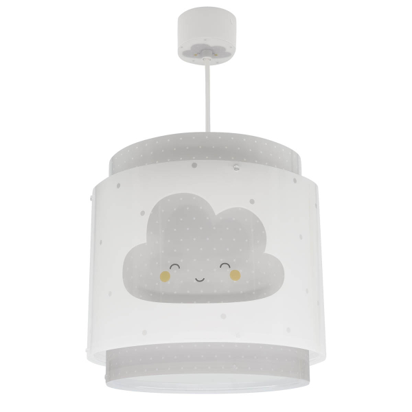 Παιδικό Φωτιστικό Οροφής Μονόφωτο Ango Baby Dreams Grey 76012ME