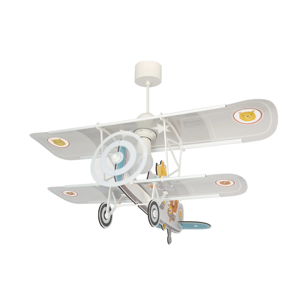 Παιδικό Φωτιστικό Οροφής Μονόφωτο Ango Little Plane Teddy 54522