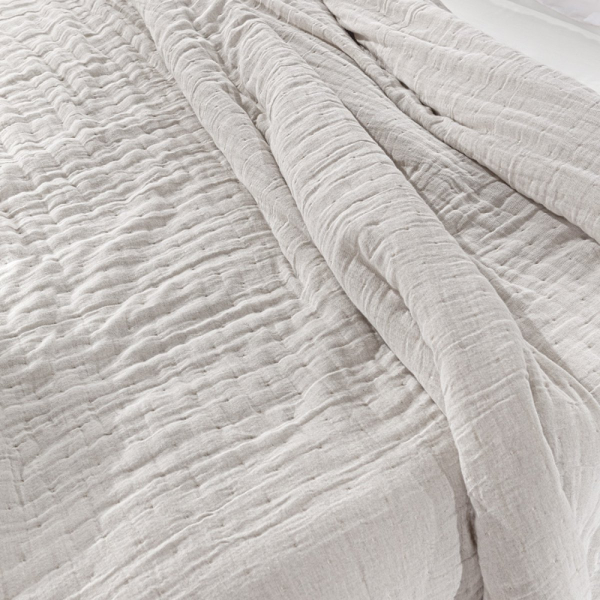 Κουβερλί King Size (270x250) 2 Όψεων Guy Laroche Must Linen - Sand