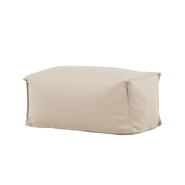 Πουφ Εξωτερικού Χώρου (75x40x33) Spitishop Redang Beige