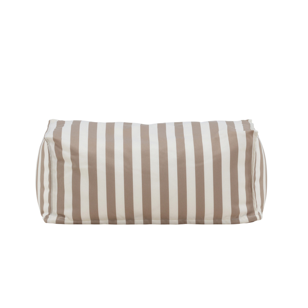 Πουφ Εξωτερικού Χώρου (75x40x33) Spitishop Redang White/Beige