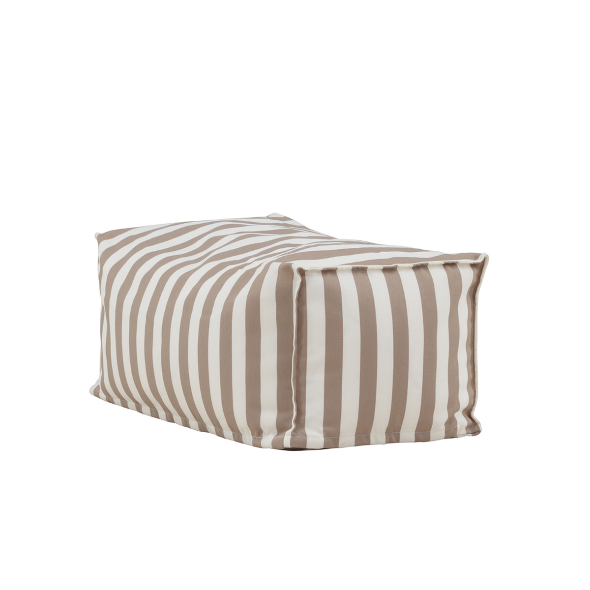 Πουφ Εξωτερικού Χώρου (75X40X33) Spitishop Redang White Beige Home Κήπος Έπιπλα Κήπου & Spitishop