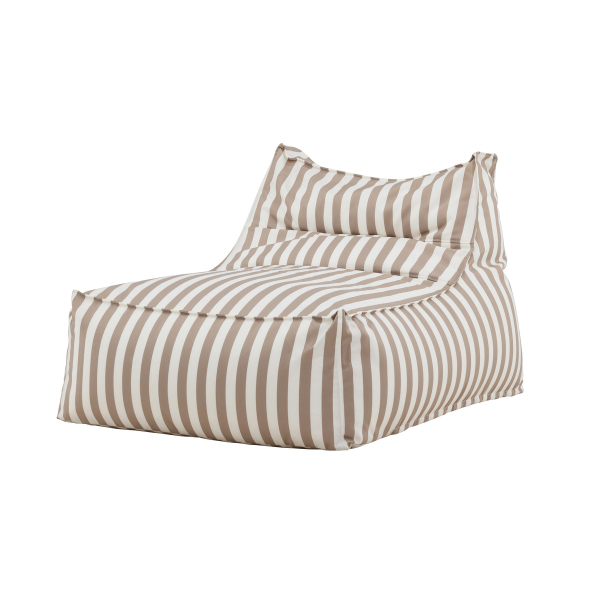 Πουφ Πολυθρόνα Εξωτερικού Χώρου (90x118x83) Spitishop Redang White/Beige