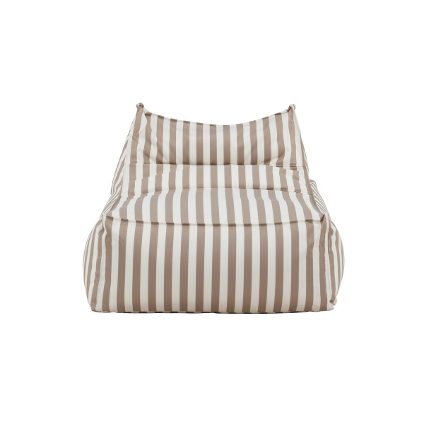 Πουφ Πολυθρόνα Εξωτερικού Χώρου (90x118x83) Spitishop Redang White/Beige