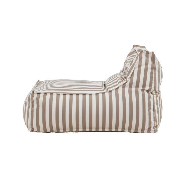 Πουφ Πολυθρόνα Εξωτερικού Χώρου (90x118x83) Spitishop Redang White/Beige