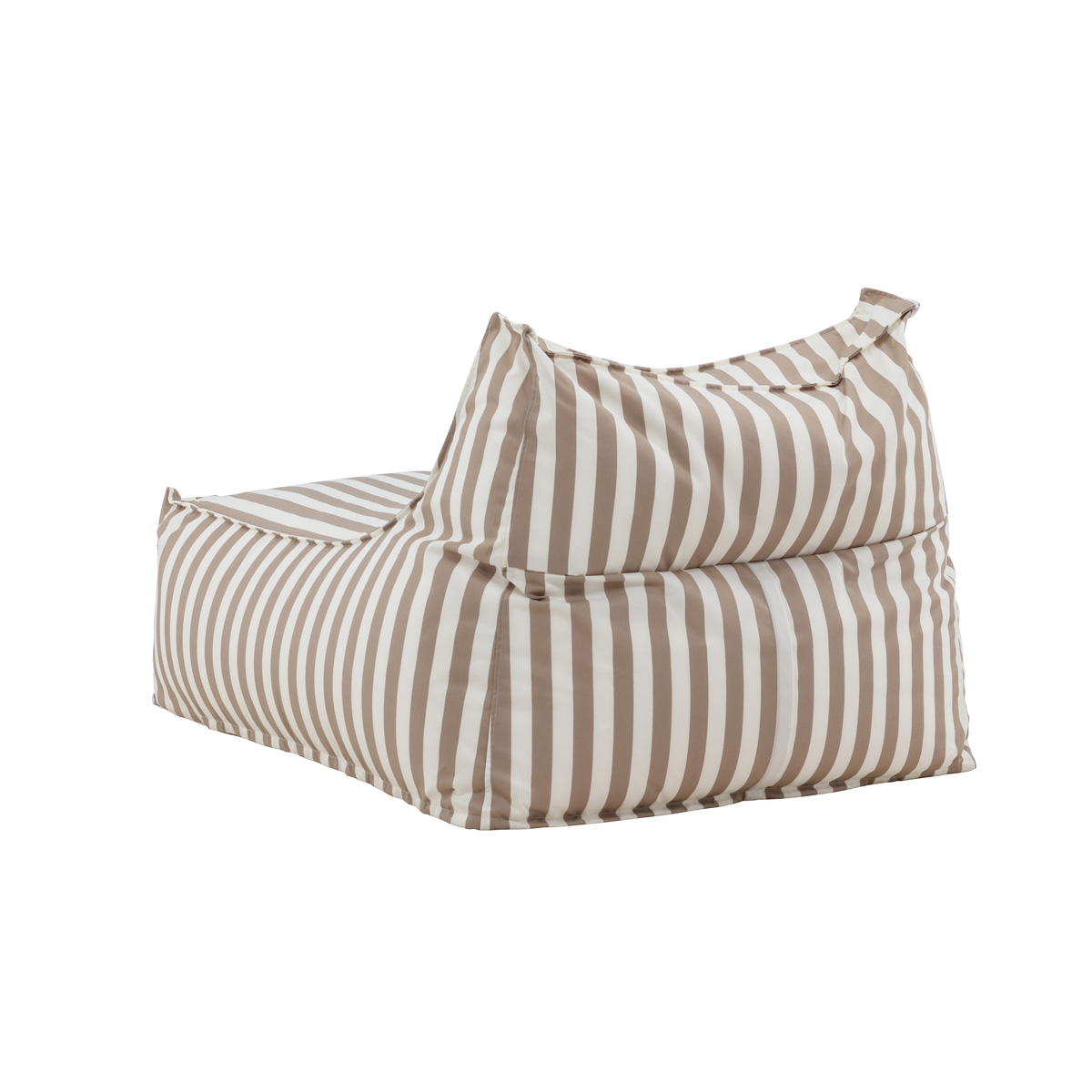 Πουφ Πολυθρόνα Εξωτερικού Χώρου (90X118X83) Spitishop Redang White Beige Home Κήπος Έπιπλα Κήπου & Spitishop