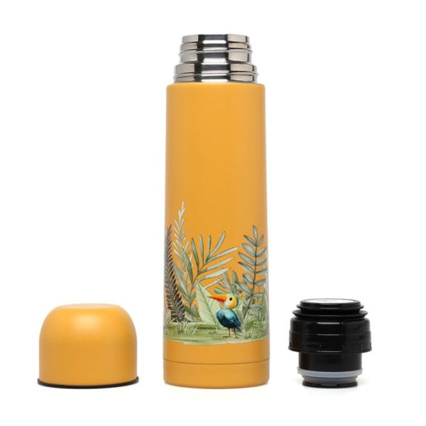 Θερμός Υγρών 500ml Kiokids Ώχρα 6331