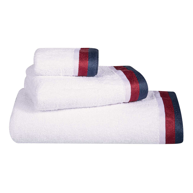 Πετσέτες Μπάνιου (Σετ 3τμχ) Greenwich Polo Club 3062 White 520gsm