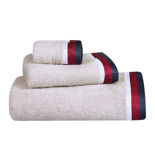 Πετσέτες Μπάνιου (Σετ 3τμχ) Greenwich Polo Club 3064 Grey 520gsm