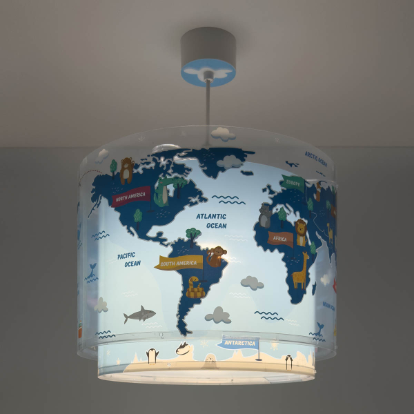 Παιδικό Φωτιστικό Οροφής Μονόφωτο Ango Kids World 40672M