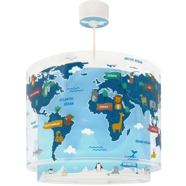 Παιδικό Φωτιστικό Οροφής Μονόφωτο Ango Kids World 40672M