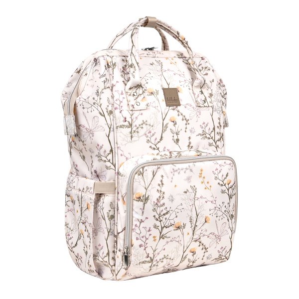 Τσάντα Αλλαξιέρα Backpack (30x24x45) Kikka Boo Siena Luxe Secret Garden Beige