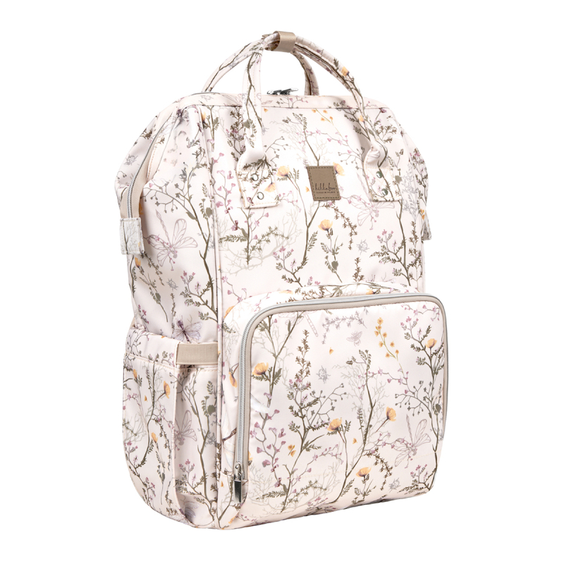 Τσάντα Αλλαξιέρα Backpack (30x24x45) Kikka Boo Siena Luxe Secret Garden Beige