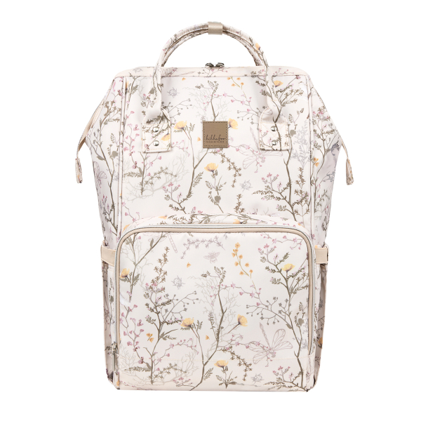 Τσάντα Αλλαξιέρα Backpack (30x24x45) Kikka Boo Siena Luxe Secret Garden Beige