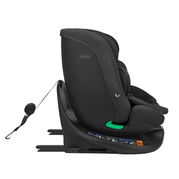 Κάθισμα Αυτοκινήτου ISOfix (40-150εκ. Ύψος) Kikka Boo i-Van i-size Black