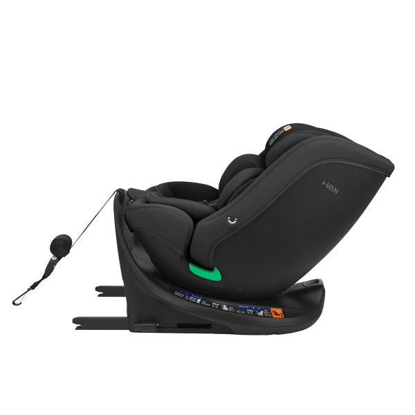 Κάθισμα Αυτοκινήτου ISOfix (40-150εκ. Ύψος) Kikka Boo i-Van i-size Black