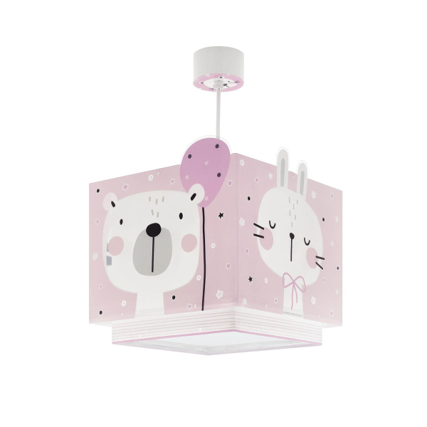 Παιδικό Φωτιστικό Οροφής Μονόφωτο Ango Baby Jungle Pink 63112MS