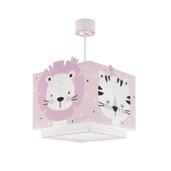 Παιδικό Φωτιστικό Οροφής Μονόφωτο Ango Baby Jungle Pink 63112MS