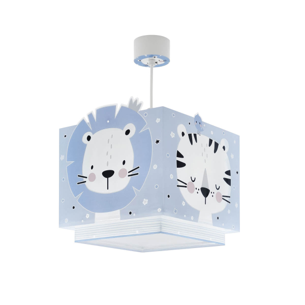 Παιδικό Φωτιστικό Οροφής Μονόφωτο Ango Baby Jungle Blue 63112MT