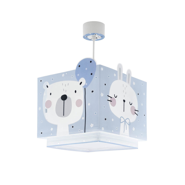 Παιδικό Φωτιστικό Οροφής Μονόφωτο Ango Baby Jungle Blue 63112MT