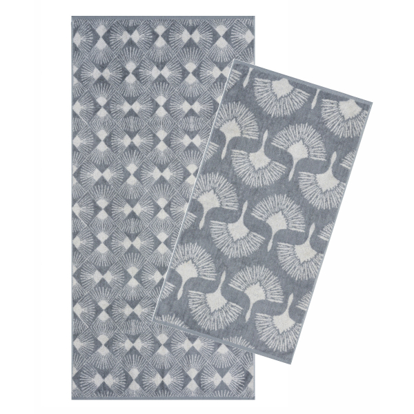 Πετσέτες Μπάνιου (Σετ 2τμχ) Kentia Versus Kavan 22 Grey 550gsm