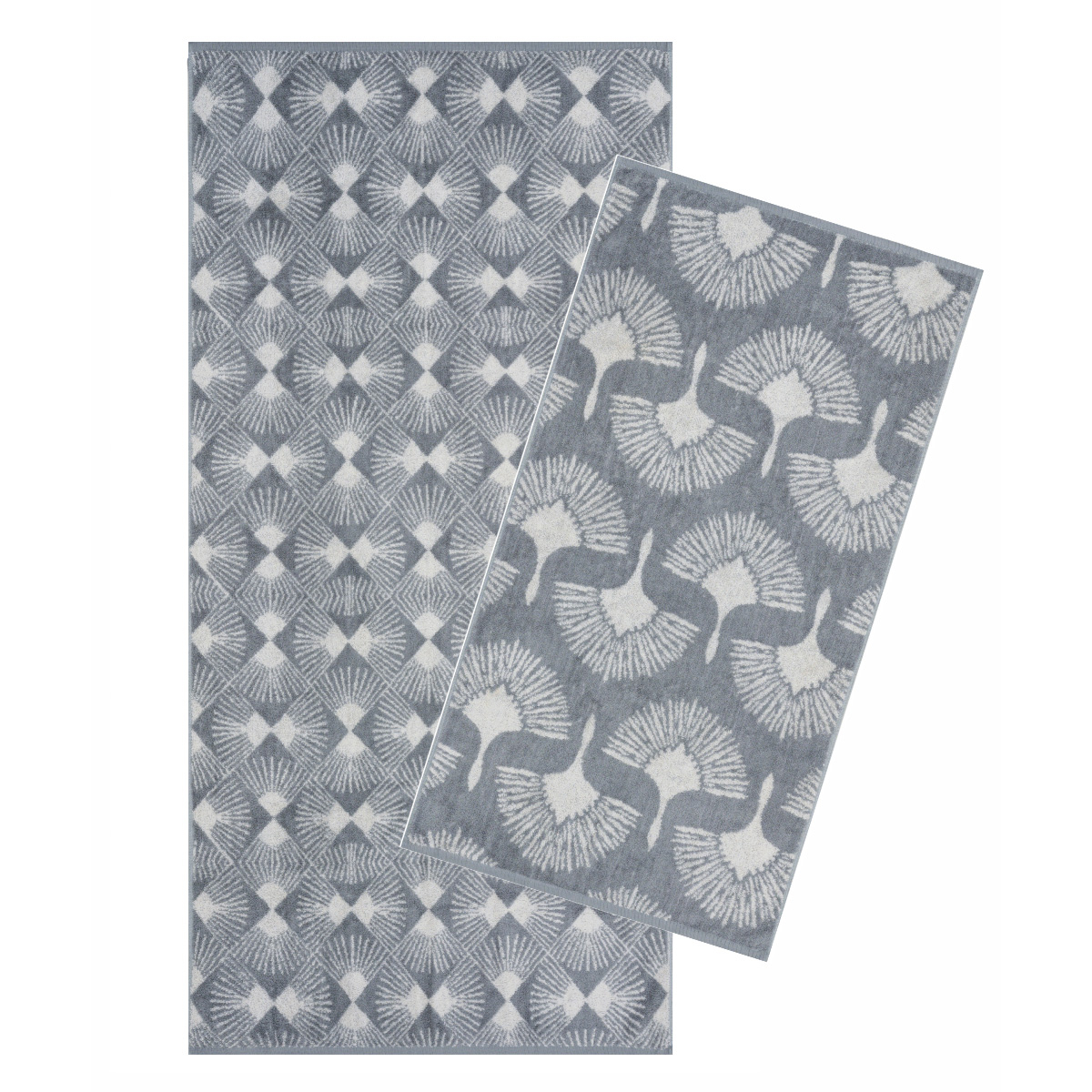 Πετσέτες Μπάνιου (Σετ 2Τμχ) Kentia Versus Kavan 22 Grey 550Gsm Home Λευκά Είδη Spitishop