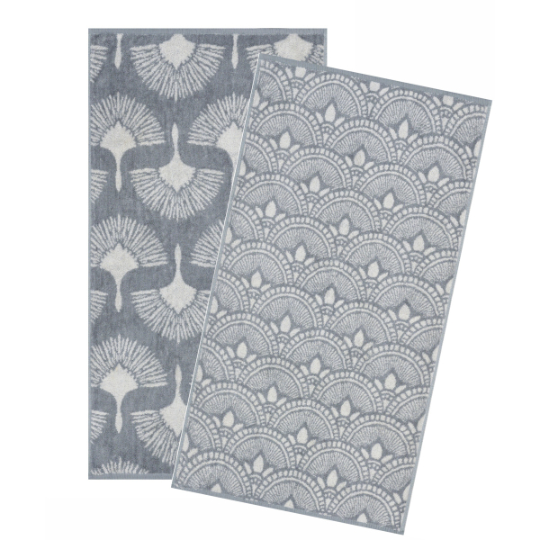 Πετσέτες Προσώπου (Σετ 2τμχ) Kentia Versus Kavan 22 Grey 550gsm