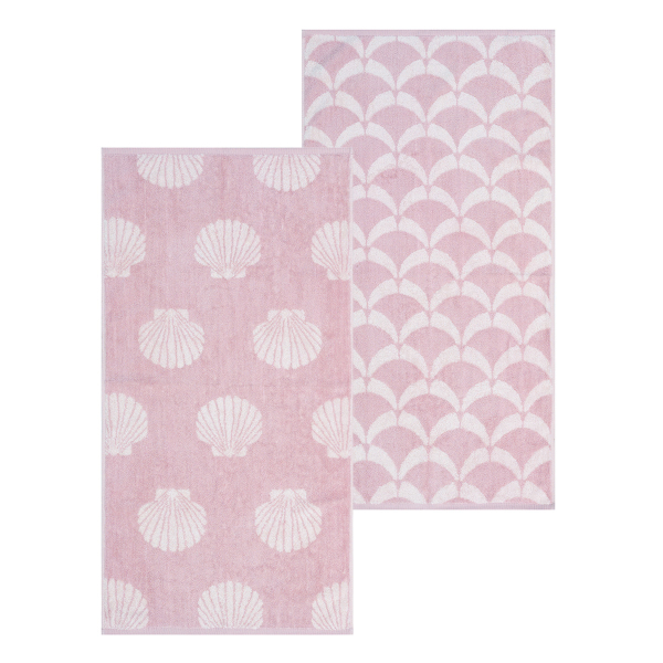 Πετσέτες Προσώπου (Σετ 2τμχ) Kentia Versus Sheru 14 Pink 550gsm