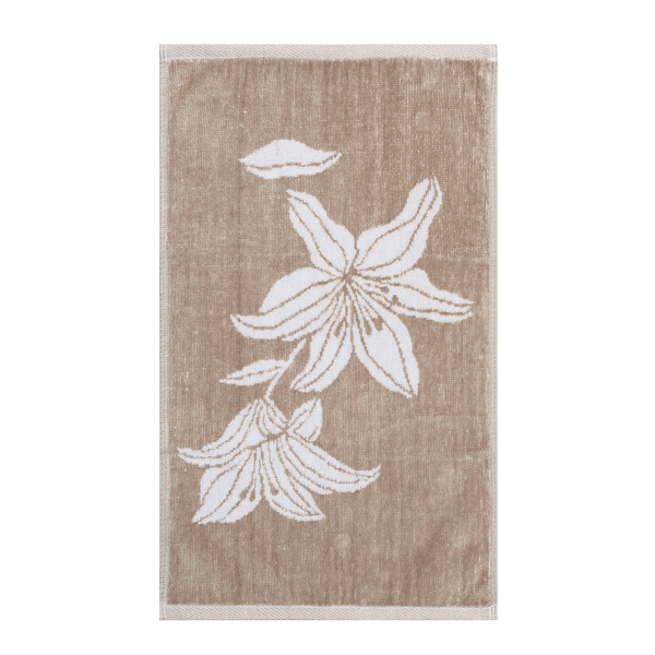 Πετσέτα Χεριών (30x50) Kentia Stylish Kikeko 13 Mocca 500gsm