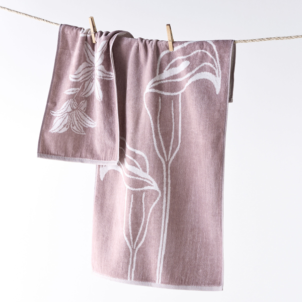 Πετσέτα Σώματος (80x150) Kentia Stylish Kikeko 35 Mauve 500gsm