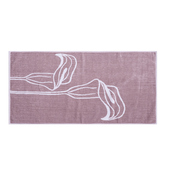 Πετσέτα Προσώπου (50x100) Kentia Stylish Kikeko 35 Mauve 500gsm