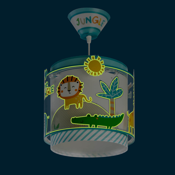 Παιδικό Φωτιστικό Οροφής Μονόφωτο Ango My Little Jungle 76112M