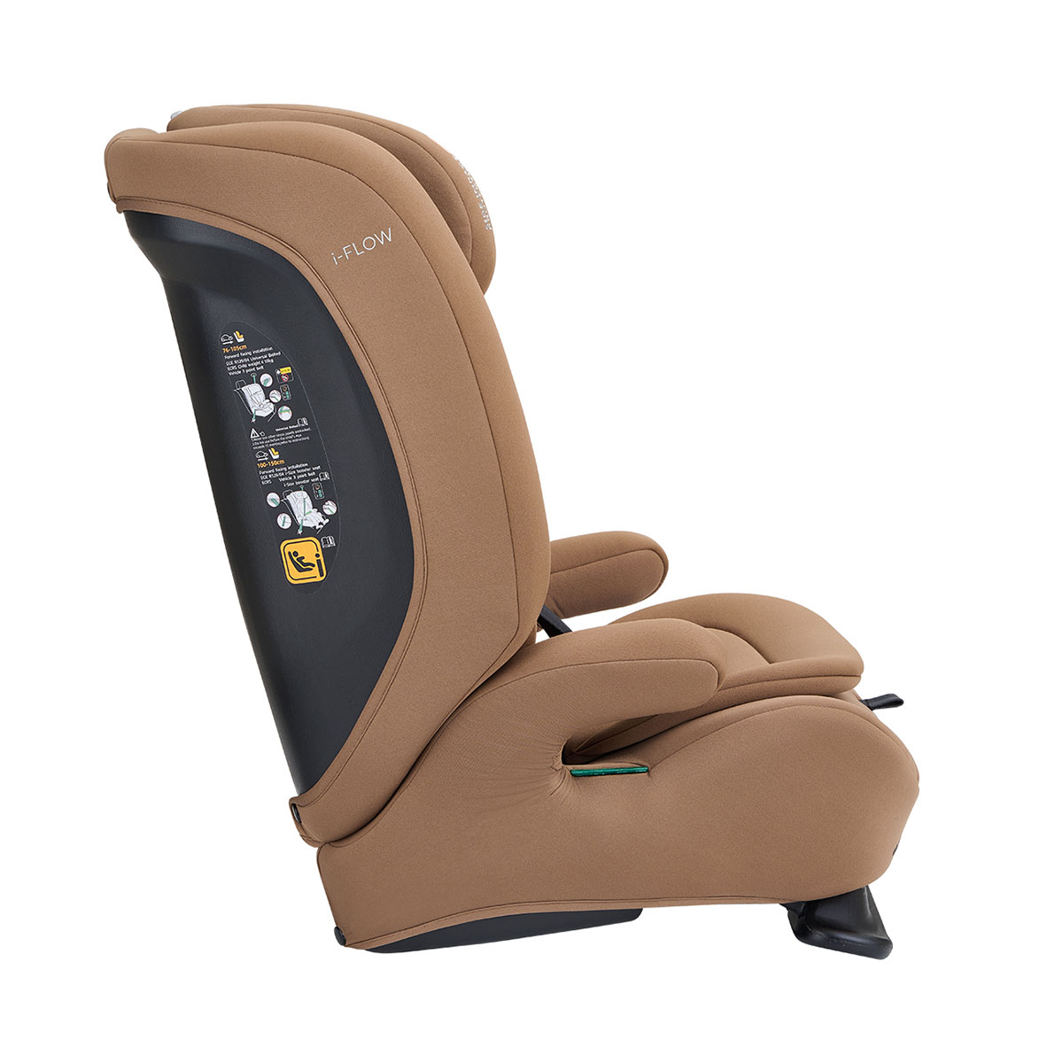 Κάθισμα Αυτοκινήτου Isofix (76-150Εκ Ύψος) Kikka Boo I-Flow I-Size Mocha Home Βρεφικά Καθίσματα Spitishop
