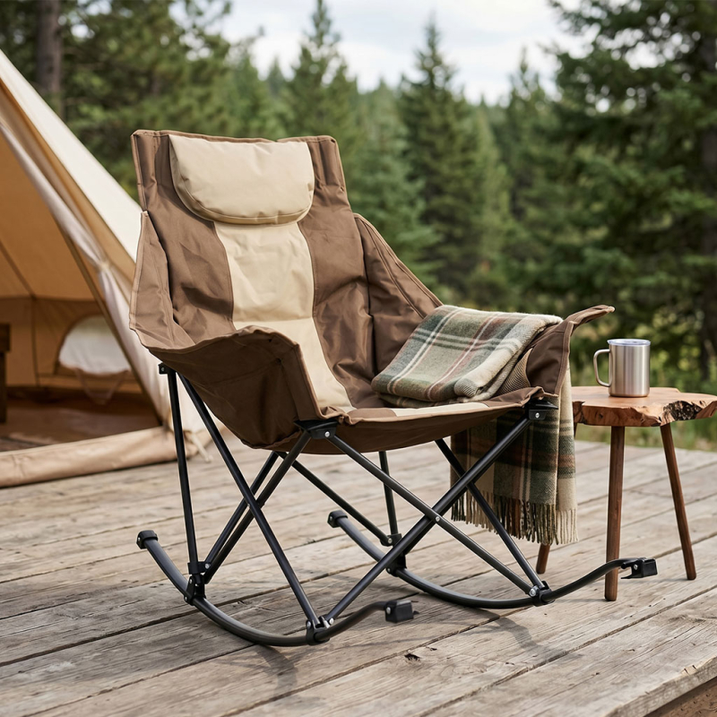 Κουνιστή Καρέκλα Camping Μεταλλική Spitishop Dune