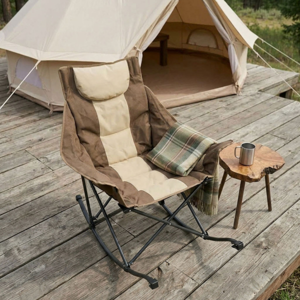 Κουνιστή Καρέκλα Camping Μεταλλική Spitishop Dune
