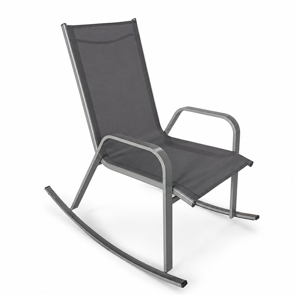 Καρέκλα Εξωτερικού Χώρου Κουνιστή (95X61X97) Spitishop Rock Grey Home Κήπος Έπιπλα Κήπου & Spitishop