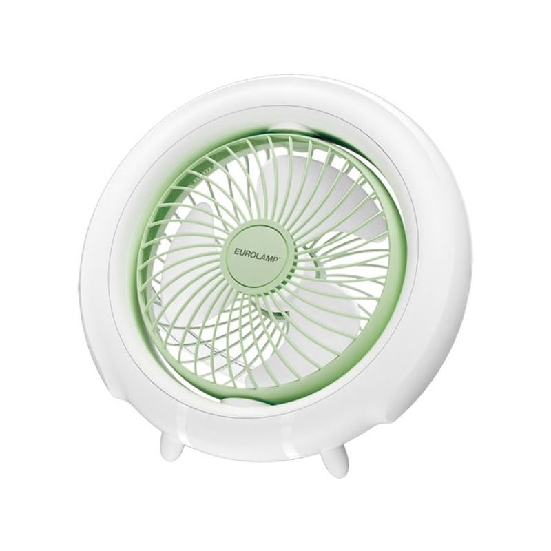 Ανεμιστήρας Επιτραπέζιος USB Με Φως Led 4W Eurolamp 300-20536