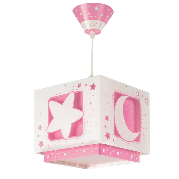Παιδικό Φωτιστικό Οροφής Μονόφωτο Ango Moonlight Pink 63232MS