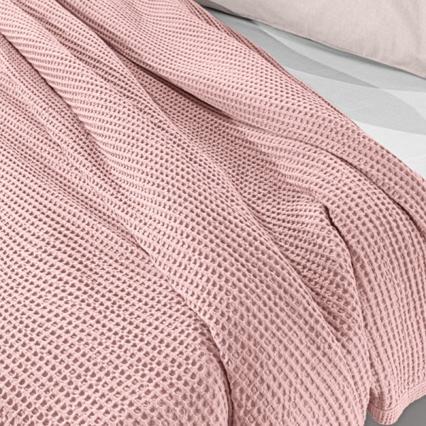 Κουβέρτα Πικέ King Size (260x240) Guy Laroche Eternity Misty Rose