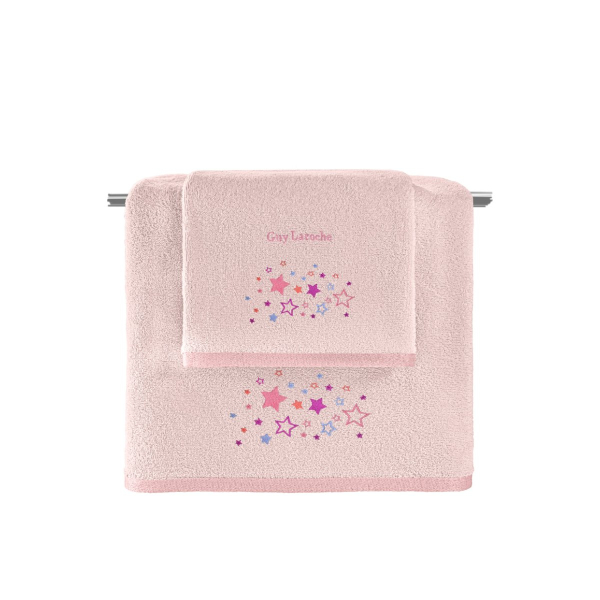 Παιδικές Πετσέτες (Σετ 2τμχ) Guy Laroche Starland Pink