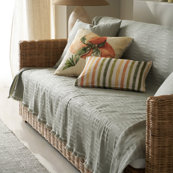Ριχτάρι Καναπέ Τετραθέσιου (180x350) Gofis Home Calyra Smoke Green 654/07